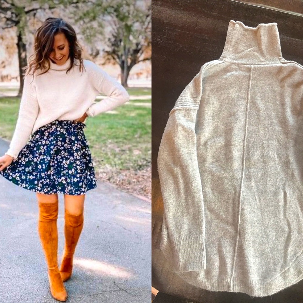 OFFERS WELCOME 
2 available Grey or White oversized mock turtleneck Gap sweater